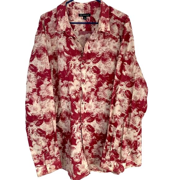 INC MENS 3XL BUTTON DOWN DRESS SHIRT VERY NICE - Picture 1 of 3